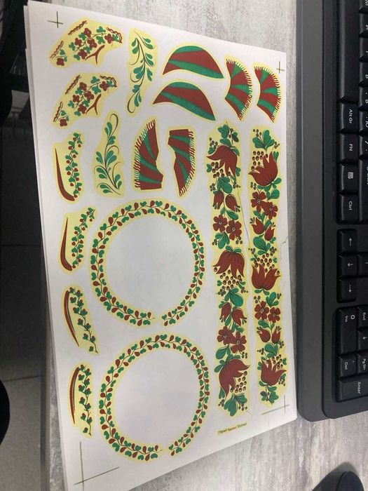 Друк гарячої деколі A4/A5 | Листи деколі під кераміку | Опт/роздріб