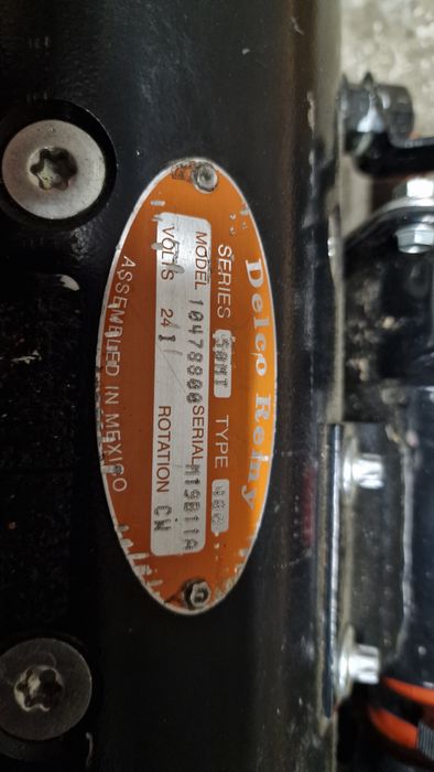 Rozrusznik 24v Delco Remy 50 MT  104788 caterpillar