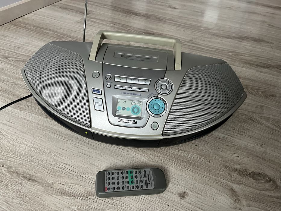 Boombox Panasonic rx-es20 z pilotem Radioodtwarzacz radio CD kasety