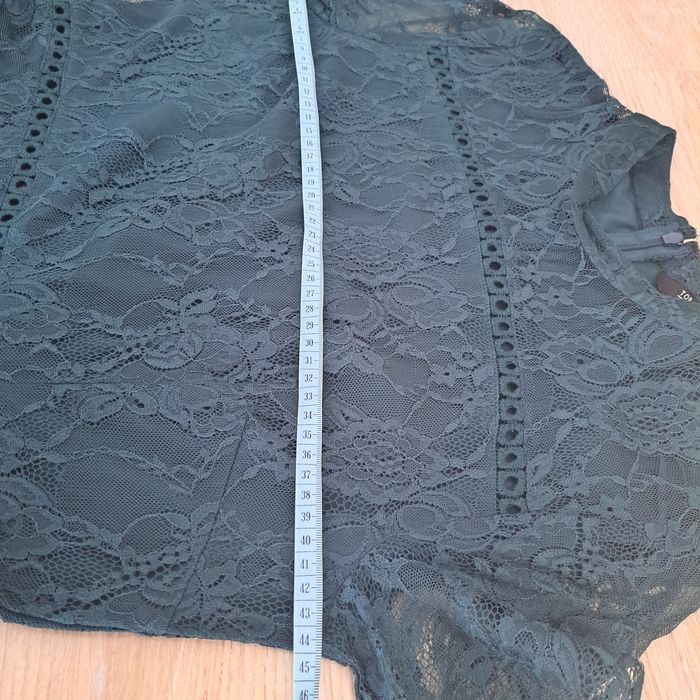 Sukienka koronka Top Secret 40 L ciemna zieleń nowa