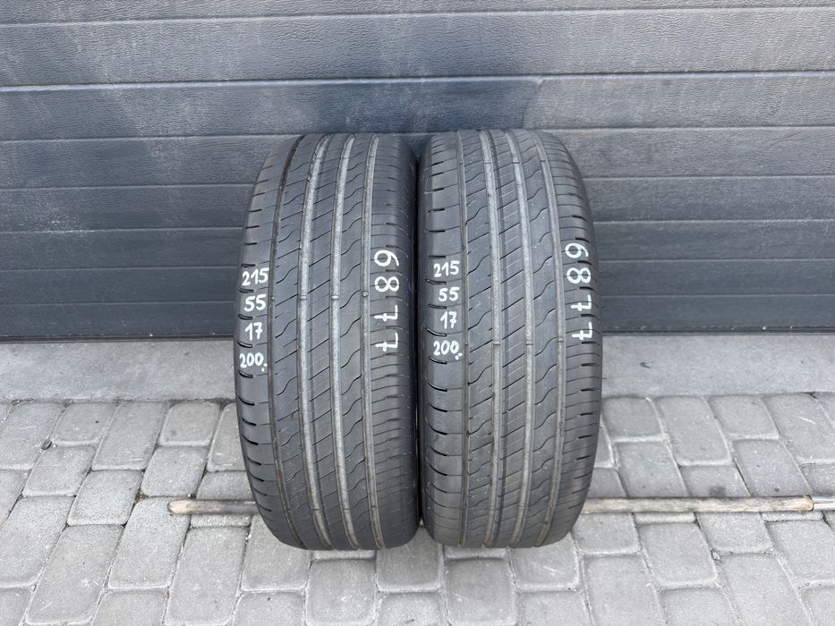 Opony letnie GoodYear 215/55/17 94W - JAK NOWE 2023r.