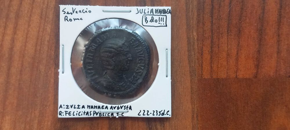 Moeda Sestércio de Julia Mamaea- Belo!!!