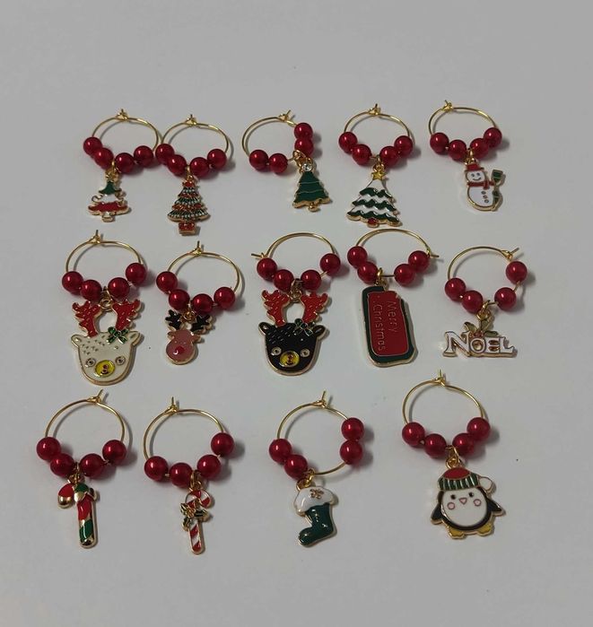 12 marcadores de copos Natal508811310195681283