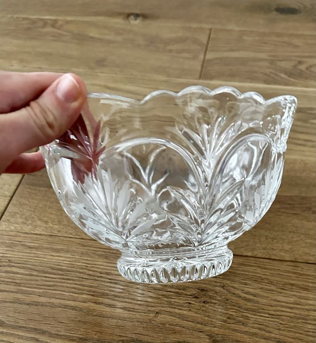 Miska miski wazy kryształ kryształowe PRL