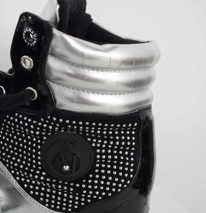Armani Jeans buty sneakersy na koturnie 37