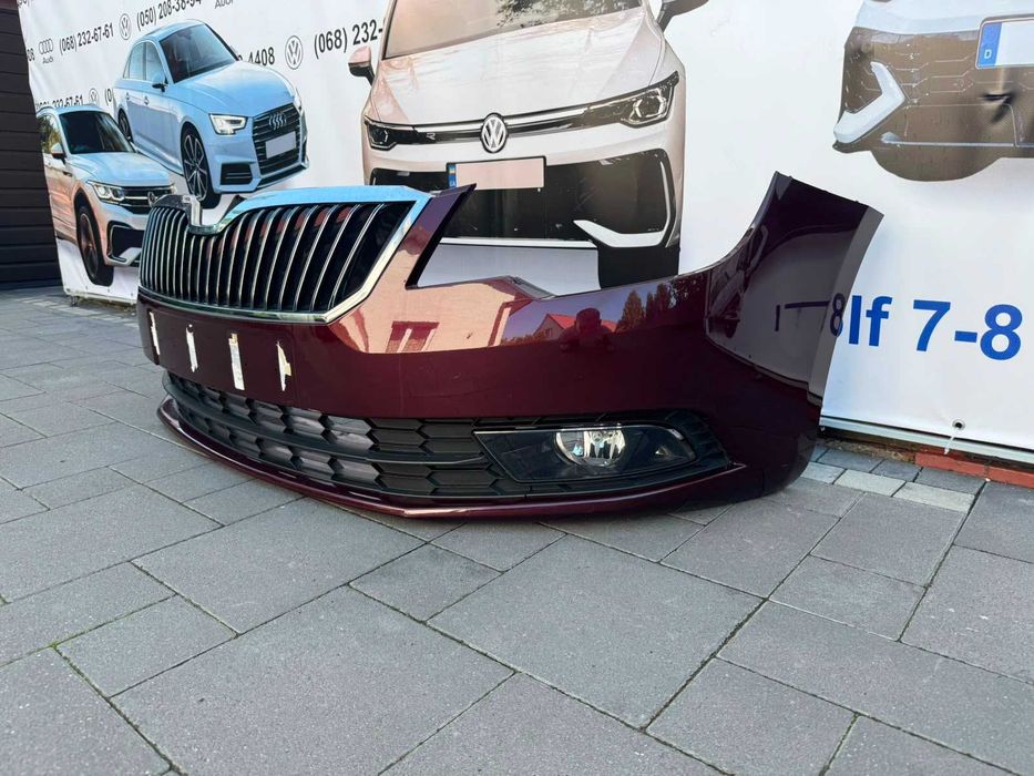 Бампер Skoda Superb 2015 Друге покоління (B6, рестайлінг) оригінал 3t0807221k