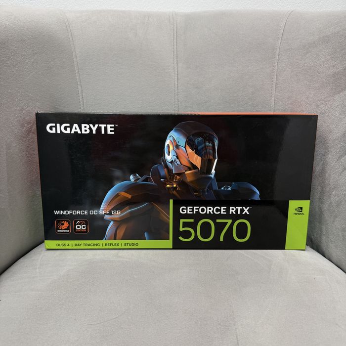 NEW • Gigabyte GeForce RTX 5070 • WINDFORCE OC SFF 12GB • GDDR7 DLSS 4 RTX 5070 | Гарантія