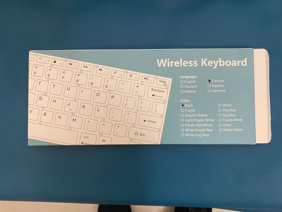Teclado wireless novo