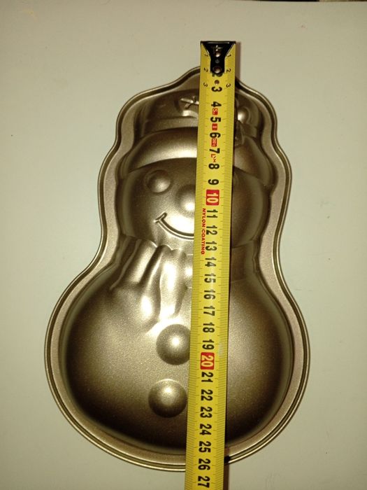 Сніговик форма для торта снеговик