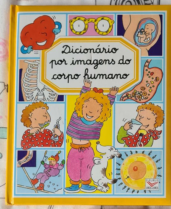 Livro infantil "Dicionário por Imagens do Corpo Humano"