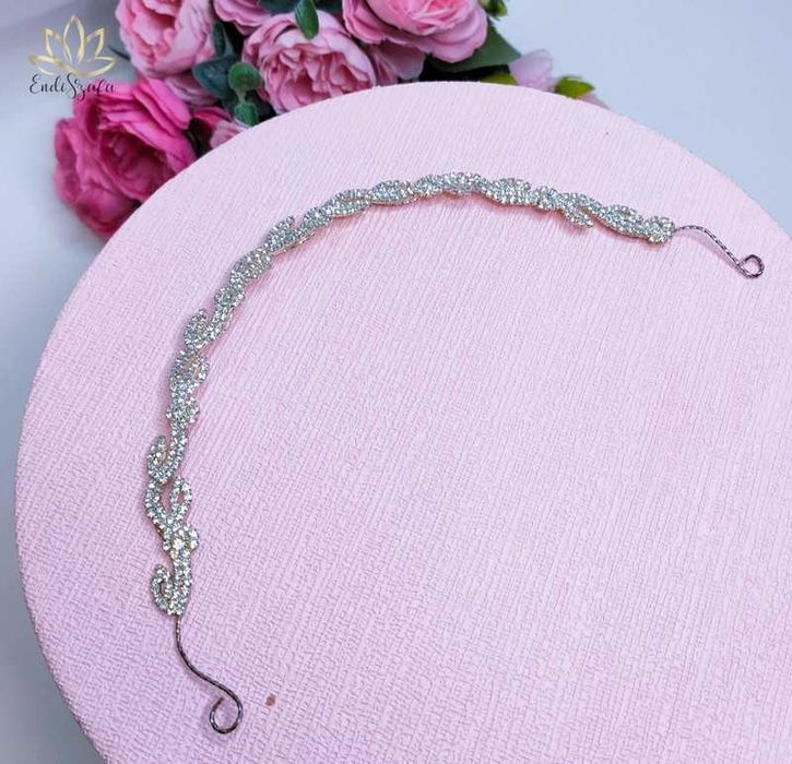 Ozdoba ślubna ozdoba do włosów opaska