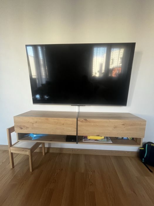 Szafka RTV Mirrgo 140 cm Dąb Artisan