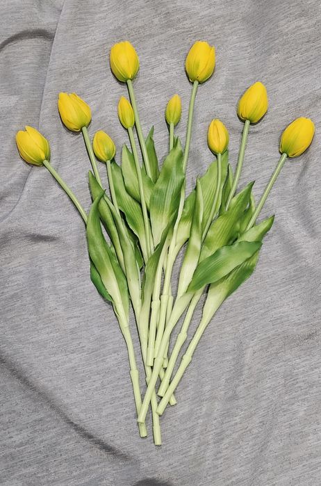 Wielkanoc tulipany silikonowe premium bukiet 10szt. Nowe