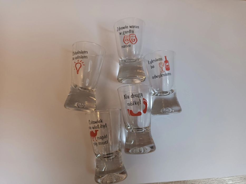 5 śmiesznych kieliszków do wódki