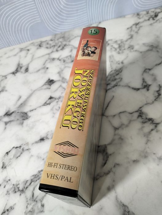 Kaseta vhs szczęśliwego nowego Jorku.