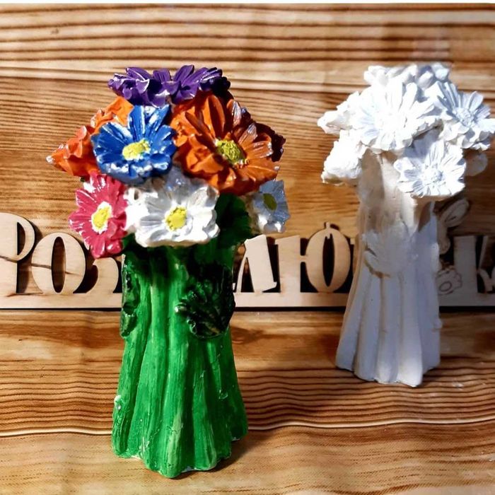 Гіпсові фігурки весняні квіти. Розмальовки з гіпсу. Тюльпан