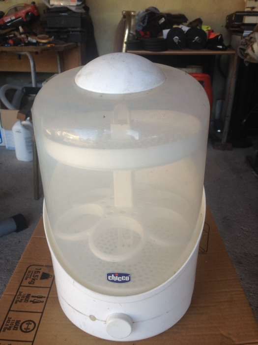 Esterilização de biberões da Chicco