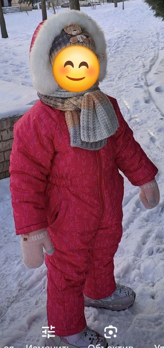 Продам зимний комбинезон, фирмы Bembi, на девочку