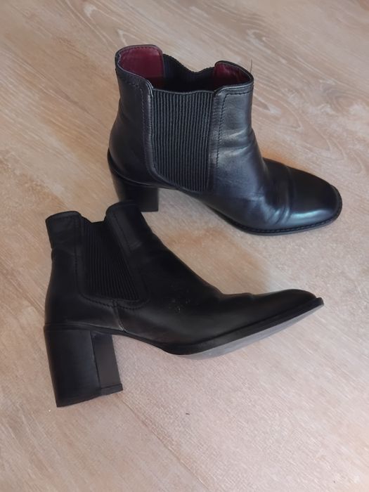 Botas cano curto zara