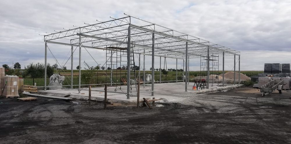 Kratownica 9.5m ocynkowana dach wiata garażowa magazyn