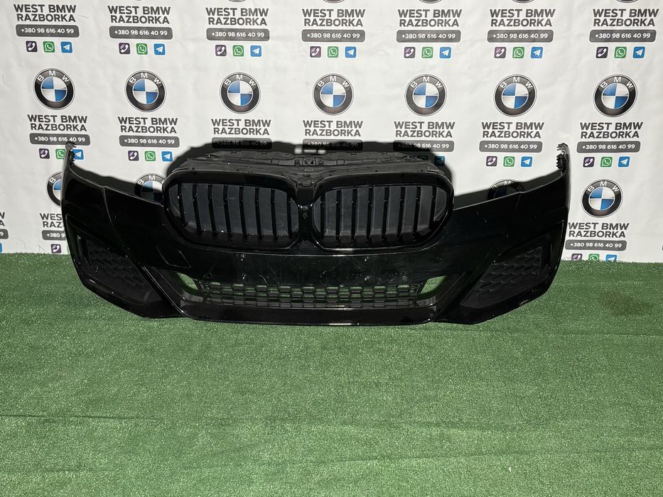 Бампер Передній BMW G30 M Pack Жалюзі вентилятор радіатор панель