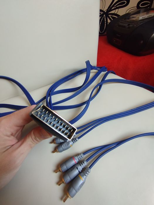 Kabel audio-video vivanco Euro Rca