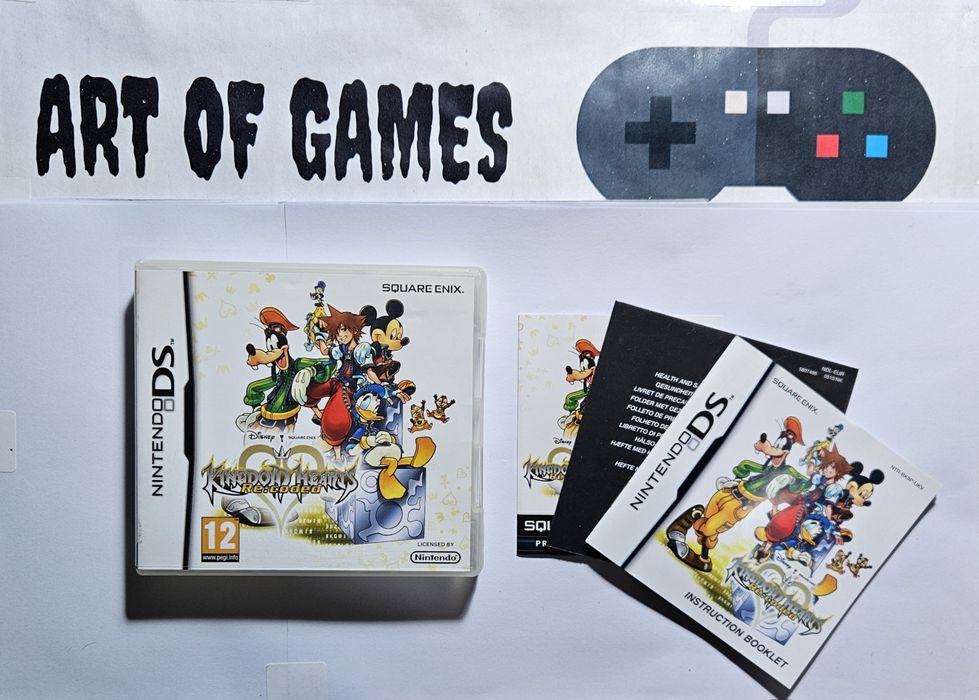 Kingdom Hearts RE CODED Nintendo DS 3DS Komplet 3xA BDB
