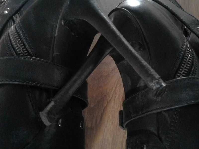 Wspaniałe skórzane buty/botki  Michael Kors r.37