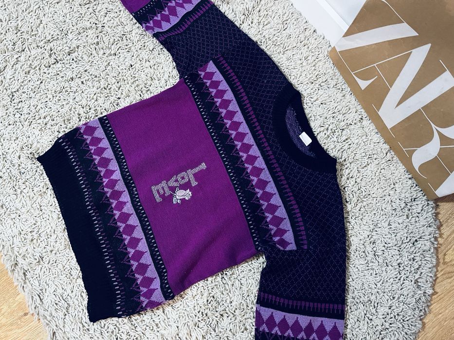 Piekny sweter dzieciecy 140 zimowy
