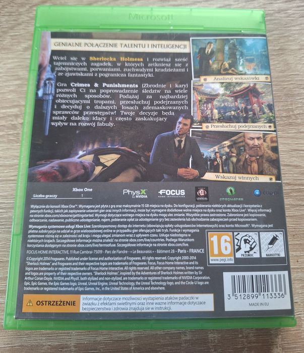 Sherlock Holmes: Crimes & Punishments Xbox One