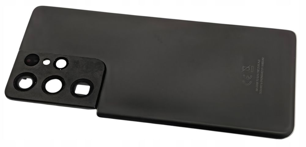 Obudowa Panel Tył Szkiełko Aparatu Do Samsung S21 Ultra 5G G998 Czarny