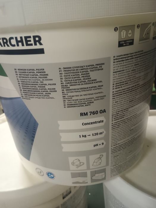 Proszek do prania dywanów Karcher 10kg Profesional