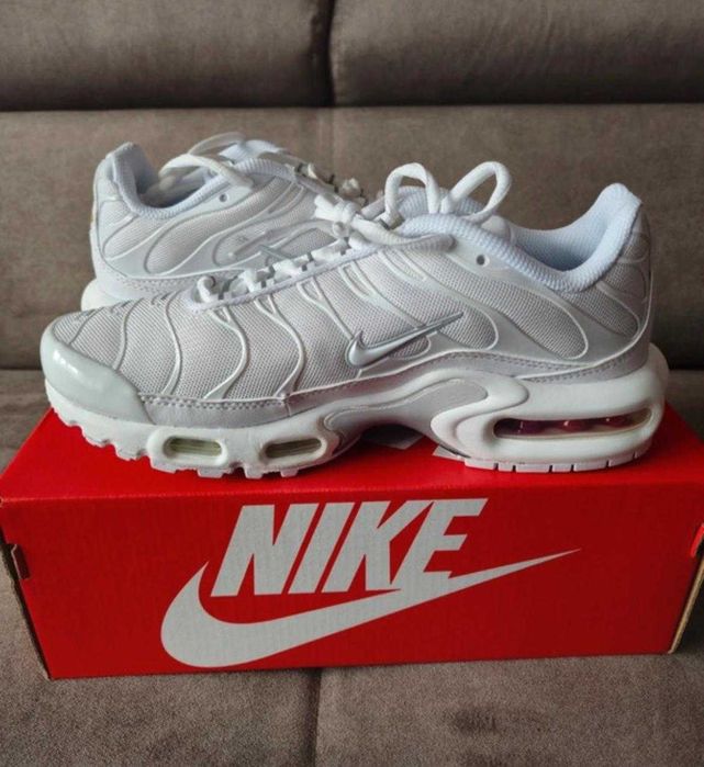 Sneakers nike nowe popularne buty air max plus TN białe