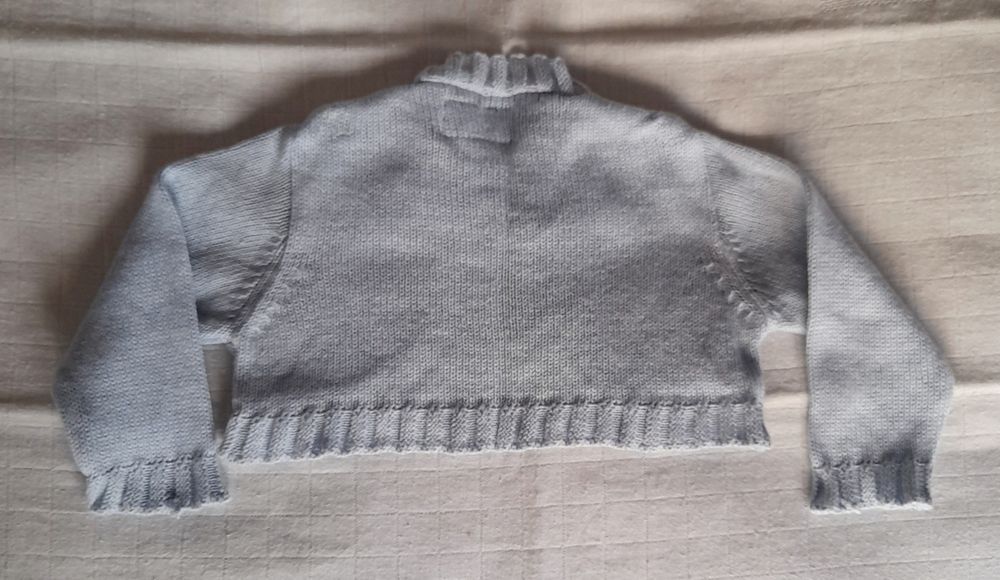 Camisola Neck & Neck, turquesa, como nova. Tamanho  0 a 3 anos