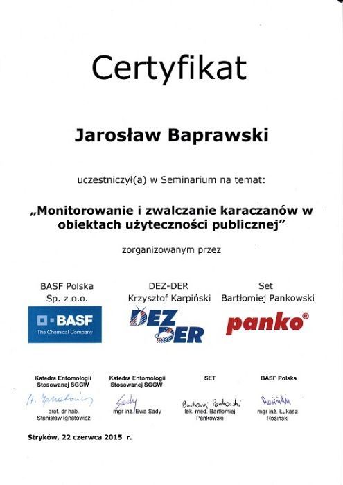 DEZYNSEKCJA i DERATYZACJA – zwalczamy pluskwy, prusaki, szczury, myszy