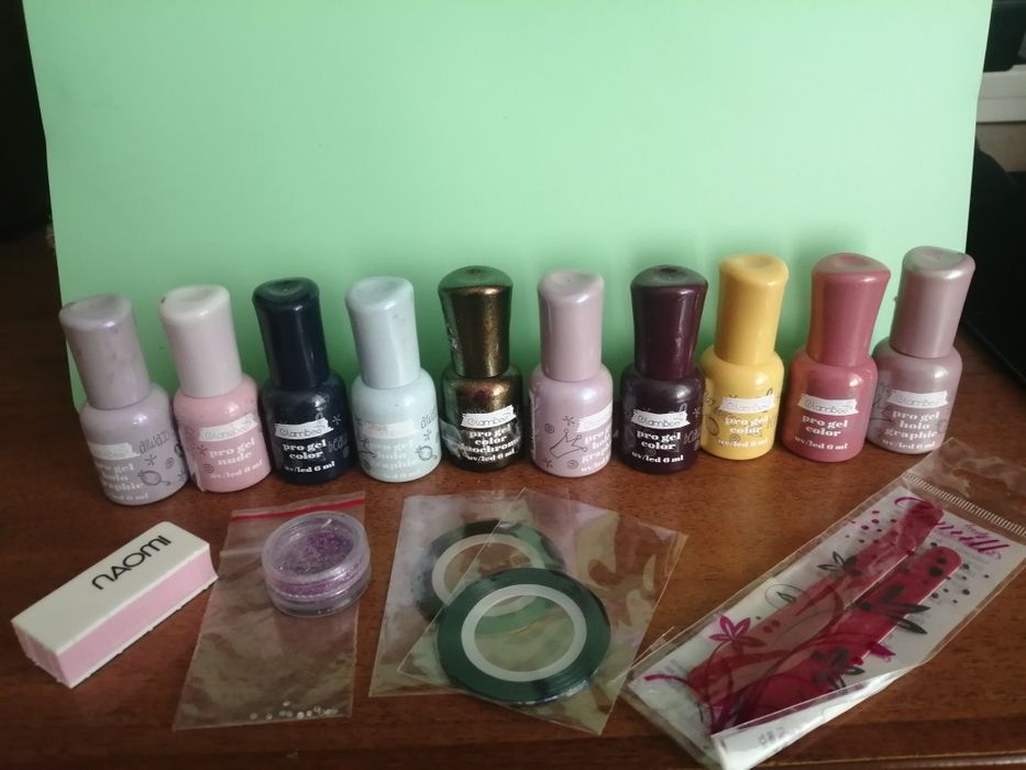Лот, набор гель-лаки 10 для маникюра
