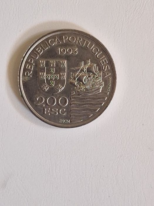 Moeda comemorativa de 200 escudos  de 1993