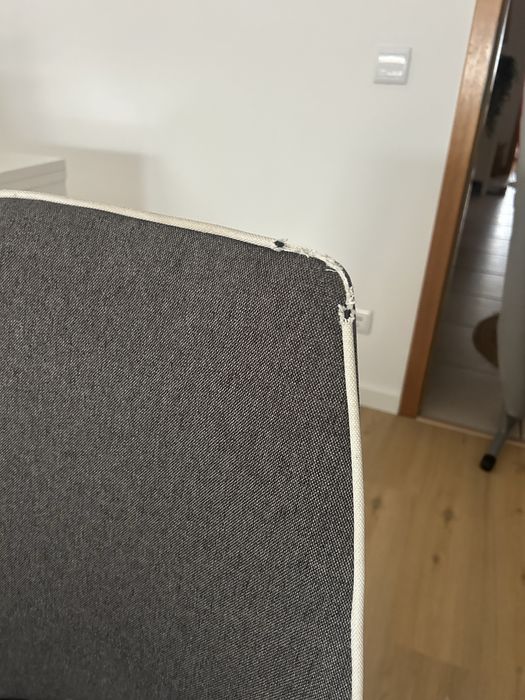 Vendo 4 cadeiras tecido