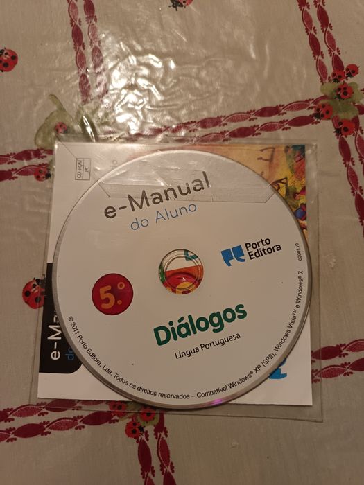 cd  rom   dvd manual do  aluno 5 ano diálogos Língua portuguesa