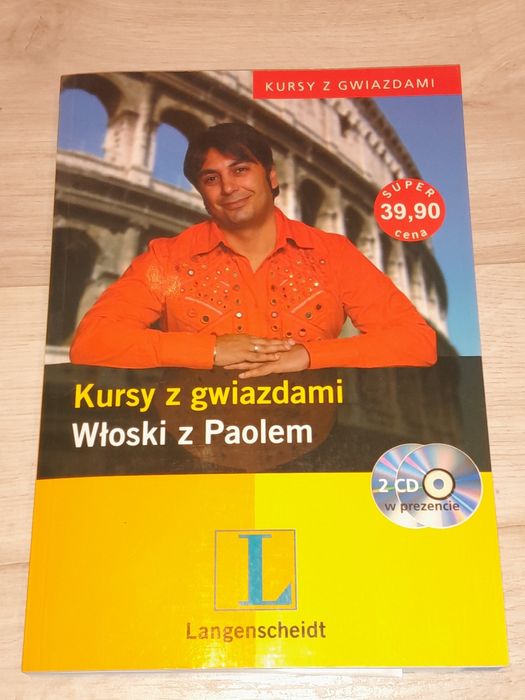 Książka i 2CD „Kursy z Gwiazdami – włoski z Poelem”.