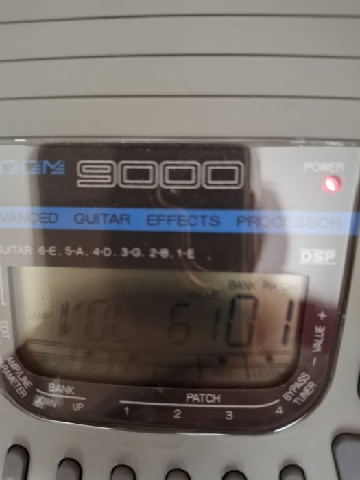 Processador de efeitos para guitarra Zoom 9000 Made in Japão