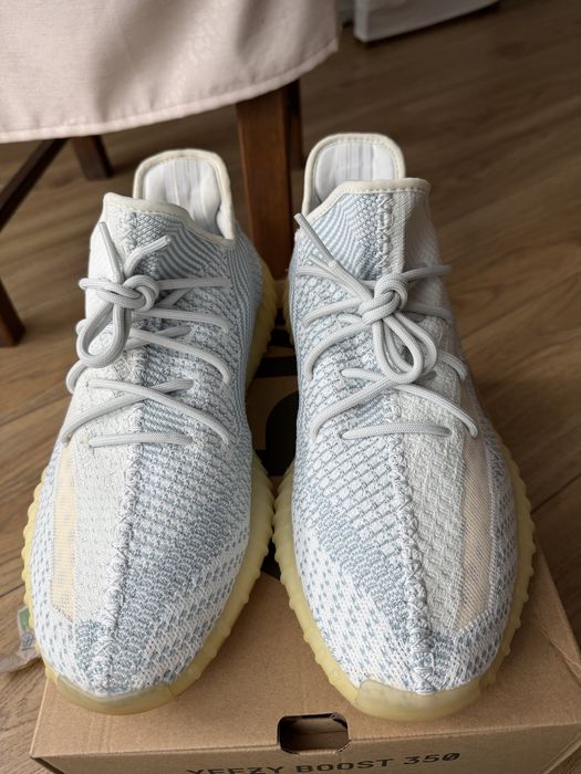 Adidas Yeezy Boost 350 V2 Cloud White buty sneakersy jasne 48 2/3