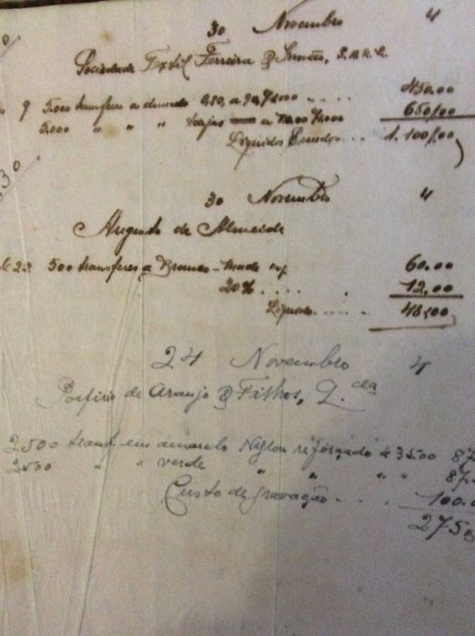 Copiador original manuscrito,  1950. Empresas de Portugal Continental.