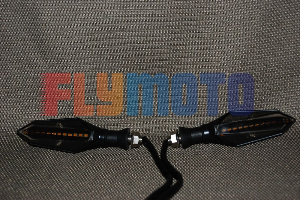 LED Поворотники на мотоцикл, бігаючі, бегущие, мото указатели поворота