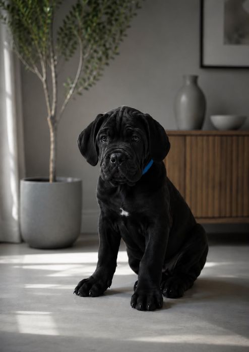 Cane Corso czarny pies