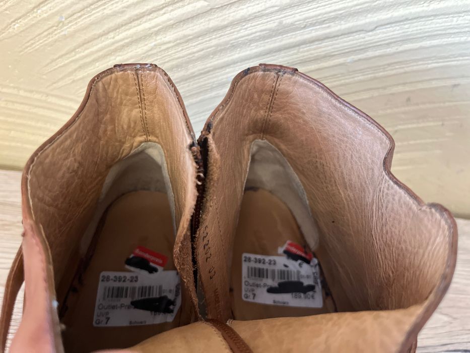 LLOYD Ankle Boots całe ze skóry damskie botki 39/40