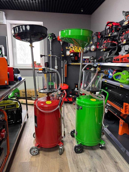 Установка для зливу та вакуумного відкачування масла 80 л