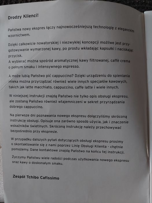 Ekspres ciśnieniowy Cafissimo