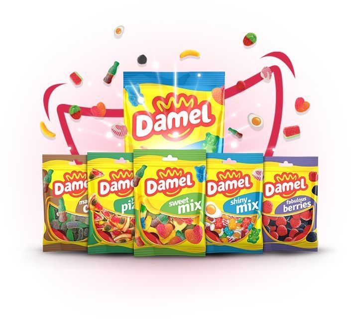 Желейки Damel. 100грамм.Испания. Опт.