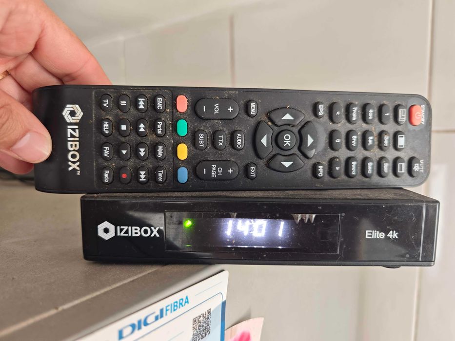Recetor Satelite Izibox Elite 4K DVB-S2X Enigma2 Linux